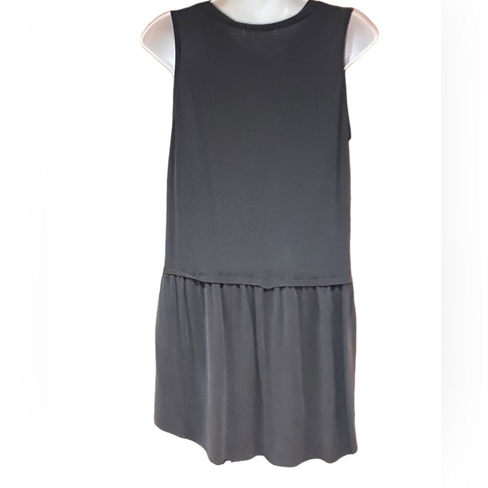 Mod Ref Charcoal Gray Peplum Tank Top Women's Size Medium